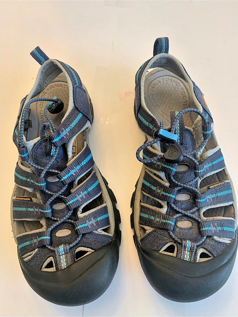 KEEN Newport H2 Women's Blue & Gray Closed-Toe Sandals